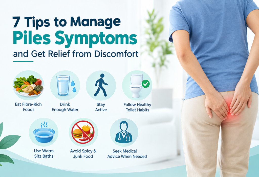 7 Tips to Manage Piles Symptoms and Get Relief from Discomfort